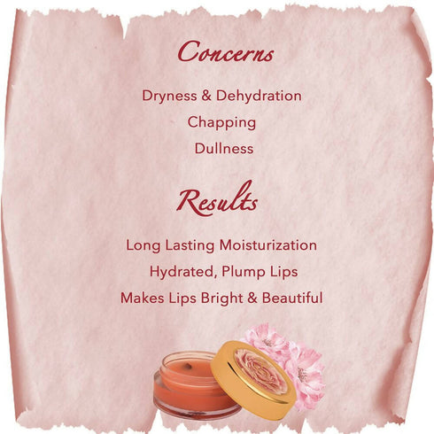 Khadi Essentials Wild Rose Lip Balm with Shea Butter And Essential Oils